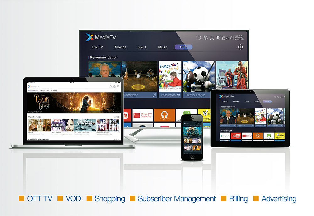 腾博会官网推出XMediaTV 新一代OTT融合媒体电视生态解决方案